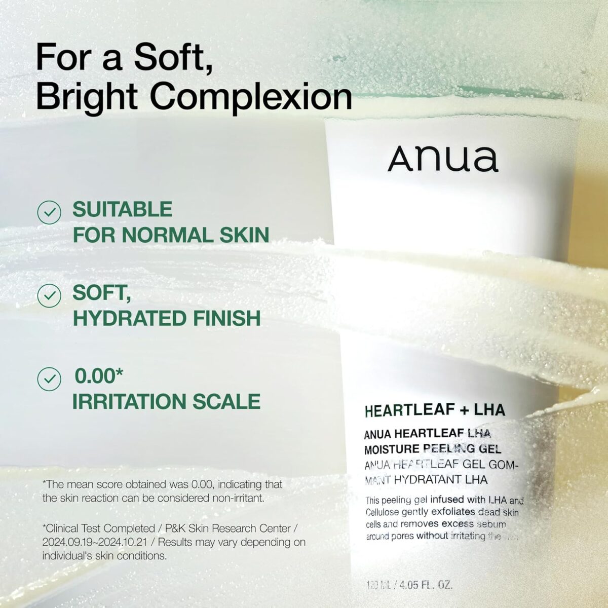 ANUA - Heartleaf + LHA Moisture Peeling Gel, 120 ml - immagine 8