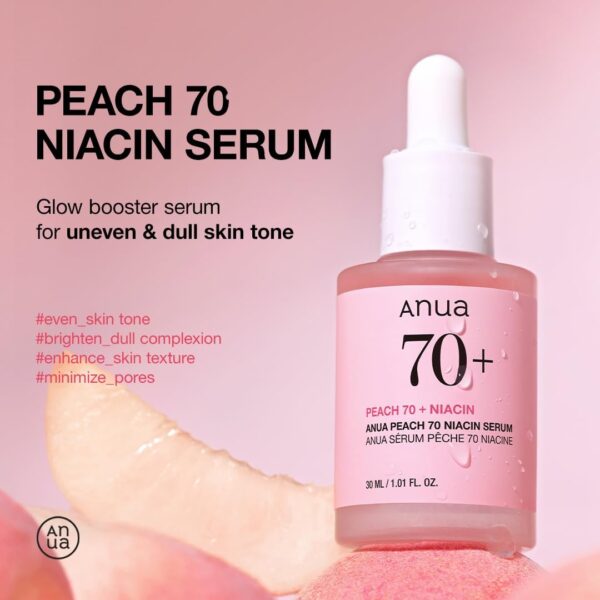 ANUA Siero alla niacinamide Peach 70, 30 ml - immagine 4