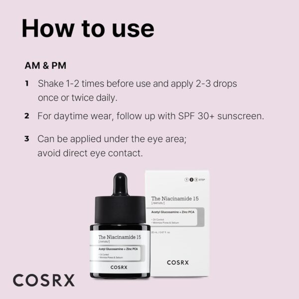 COSRX Niacinamide 15% Face Serum - immagine 3