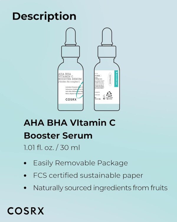 COSRX AHA BHA - Siero esaltatore di vitamina C - immagine 6