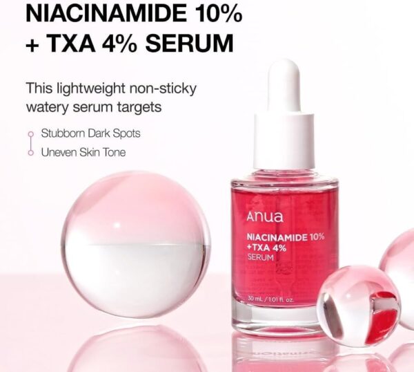 ANUA - Niacinamide 10% + TXA 4% Dark Spot Serum, 30 ml - immagine 4