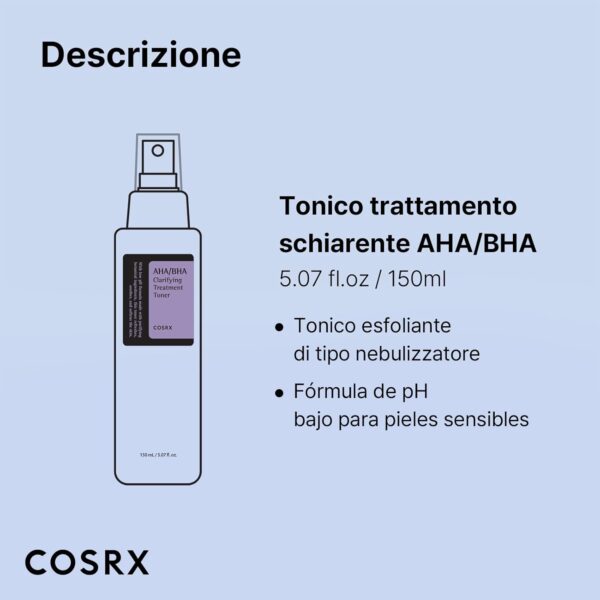 COSRX AHA/BHA Clarifying Treatment Toner - immagine 5