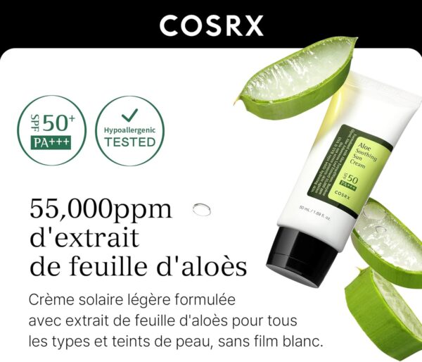 COSRX Aloe Soothing Sun Cream SPF 50 - immagine 4