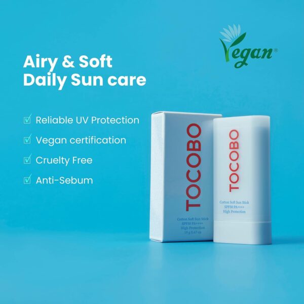 TOCOBO - Protezione Solare Vegana in Stick – SPF50 PA++++ - immagine 5