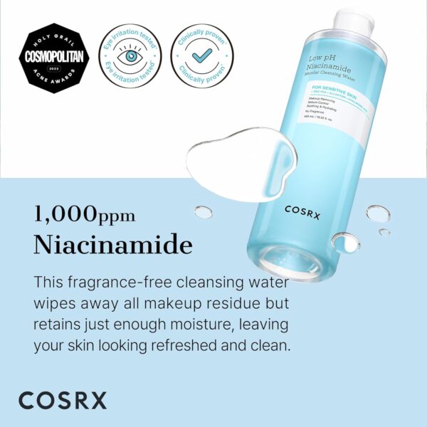 COSRX Low pH Niacinamide Micellar Cleansing Water - immagine 3