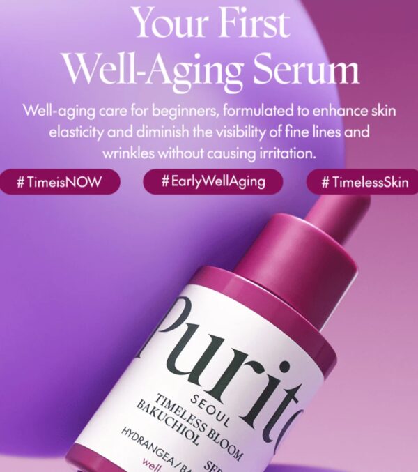 Purito Seoul - Timeless Bloom Bakuchiol Serum, 30ml - immagine 3