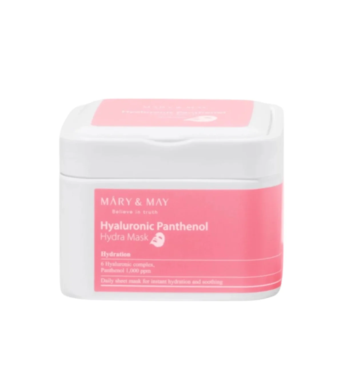 Mary & May – Maschera Idratante Hyaluronic Panthenol (30 maschere) Mary & May – Maschera Idratante Hyaluronic Panthenol (30 maschere) - immagine 1