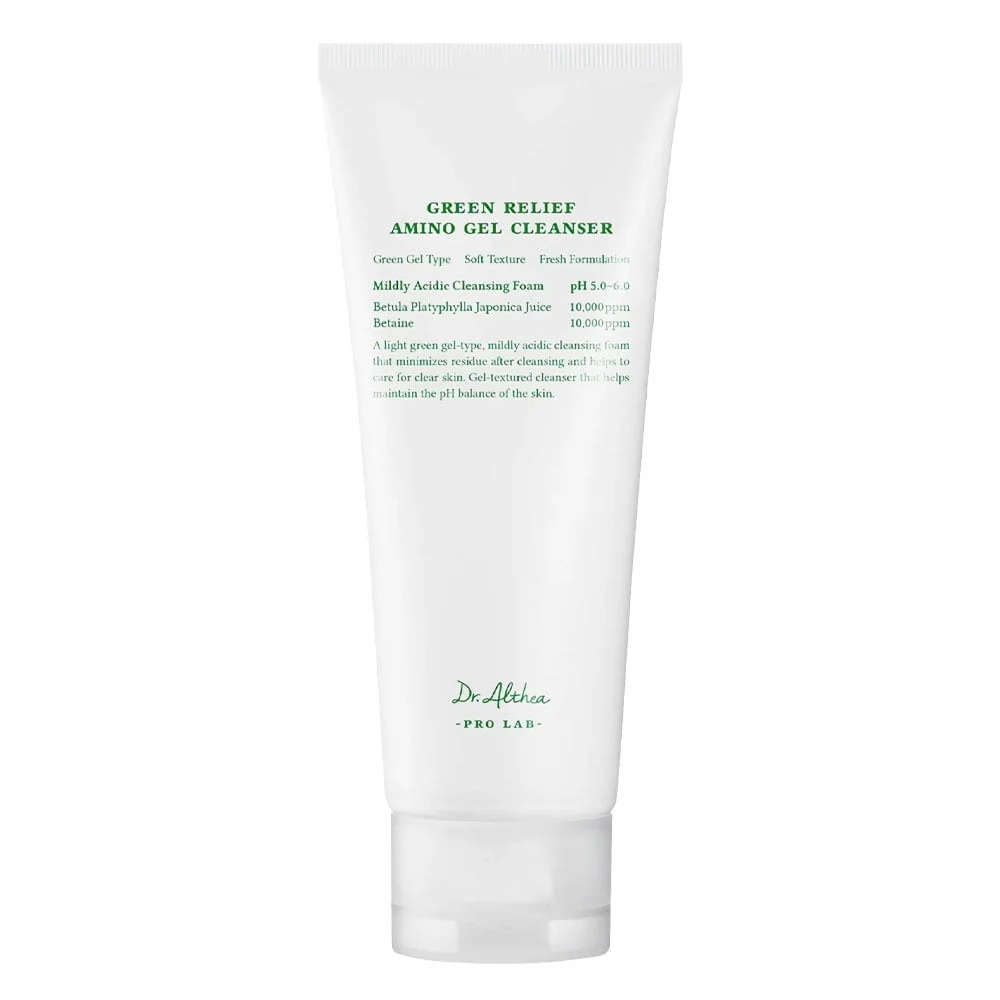 dr-althea-green-relief-amino-gel-cleanser-150ml Dr. Althea — Green Relief Amino Gel Cleanser, 100ml - immagine 1